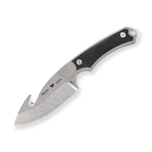 COUTEAU ALPHA SKINER CHASSE BUCK NOIR-GRIS