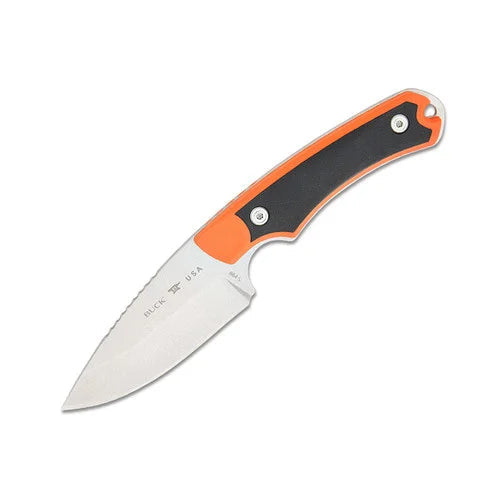 COUTEAU ALPHA CHASSE BUCK NOIR/ORANGE