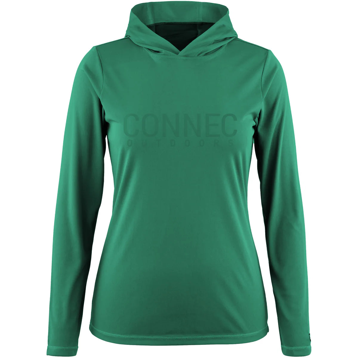 HOODIE FEMME BREEZE VERT PIN +FILET
