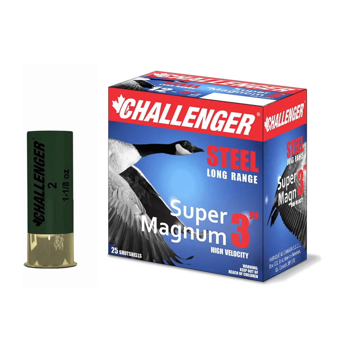 MUNITION CAL.12 3" 1/4 OZ #BB ACIER(20)