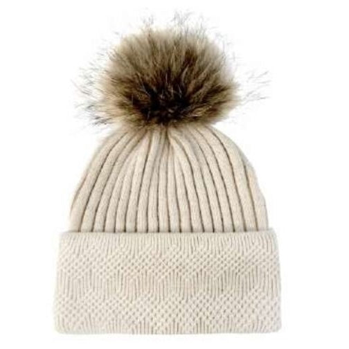 TUQUE FEMME A POMPOM