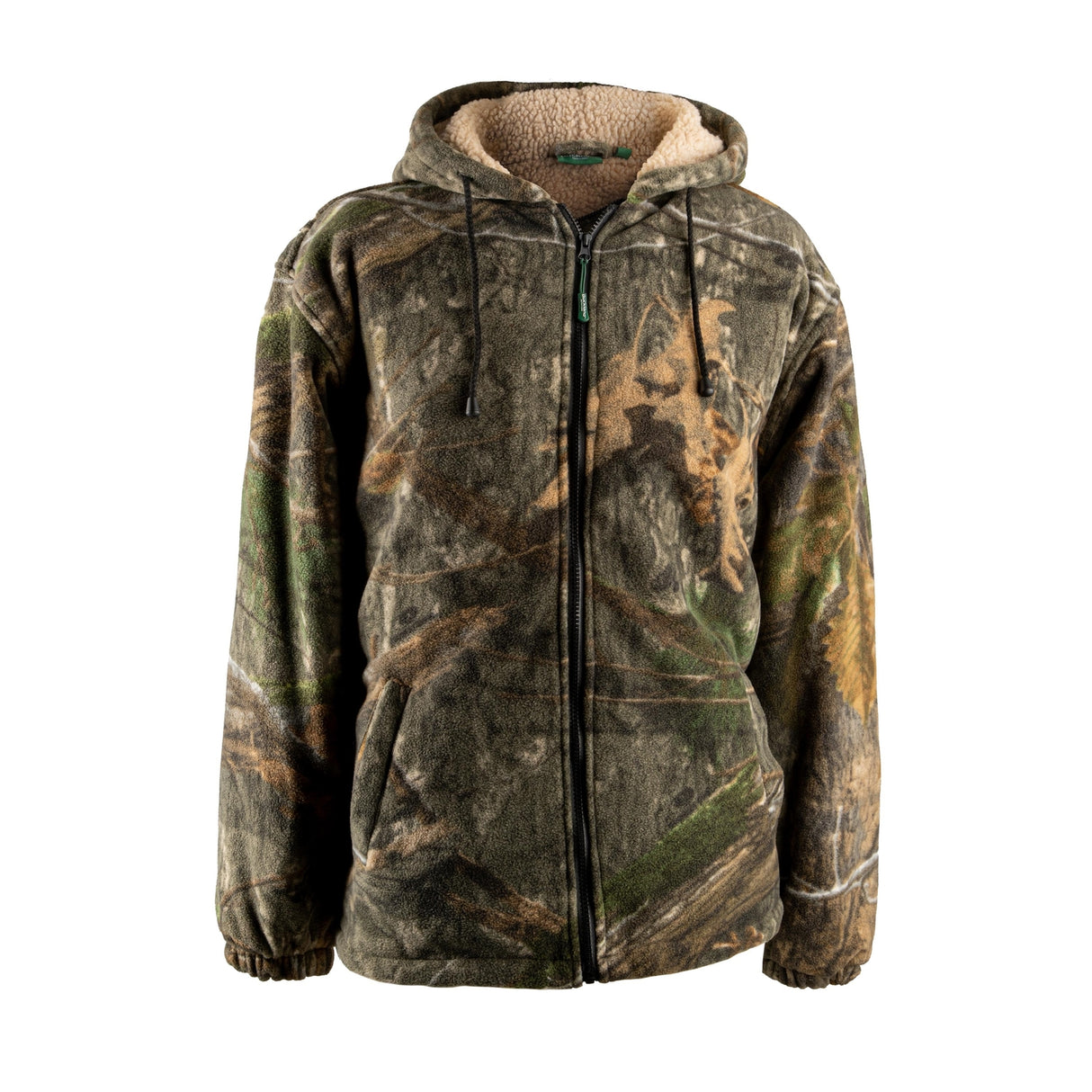 MANTEAU POLAR DOUBLÉ KAKI