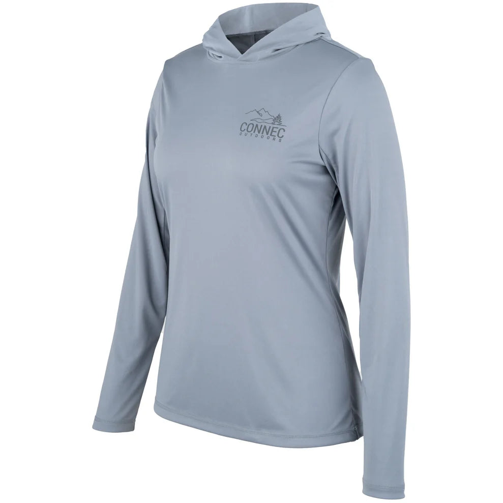 CHANDAIL GRIS CONNEC FEMME AVEC FILET