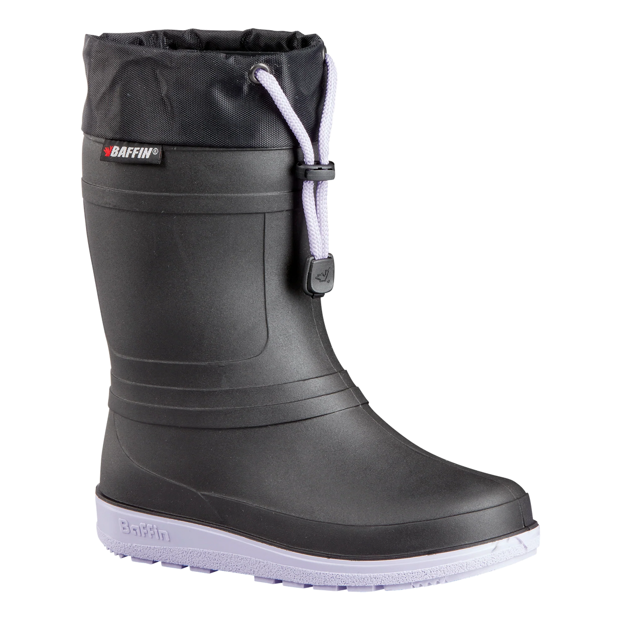 BOTTE ENFANT ICE CASTEL NOIR/ LAVENDE