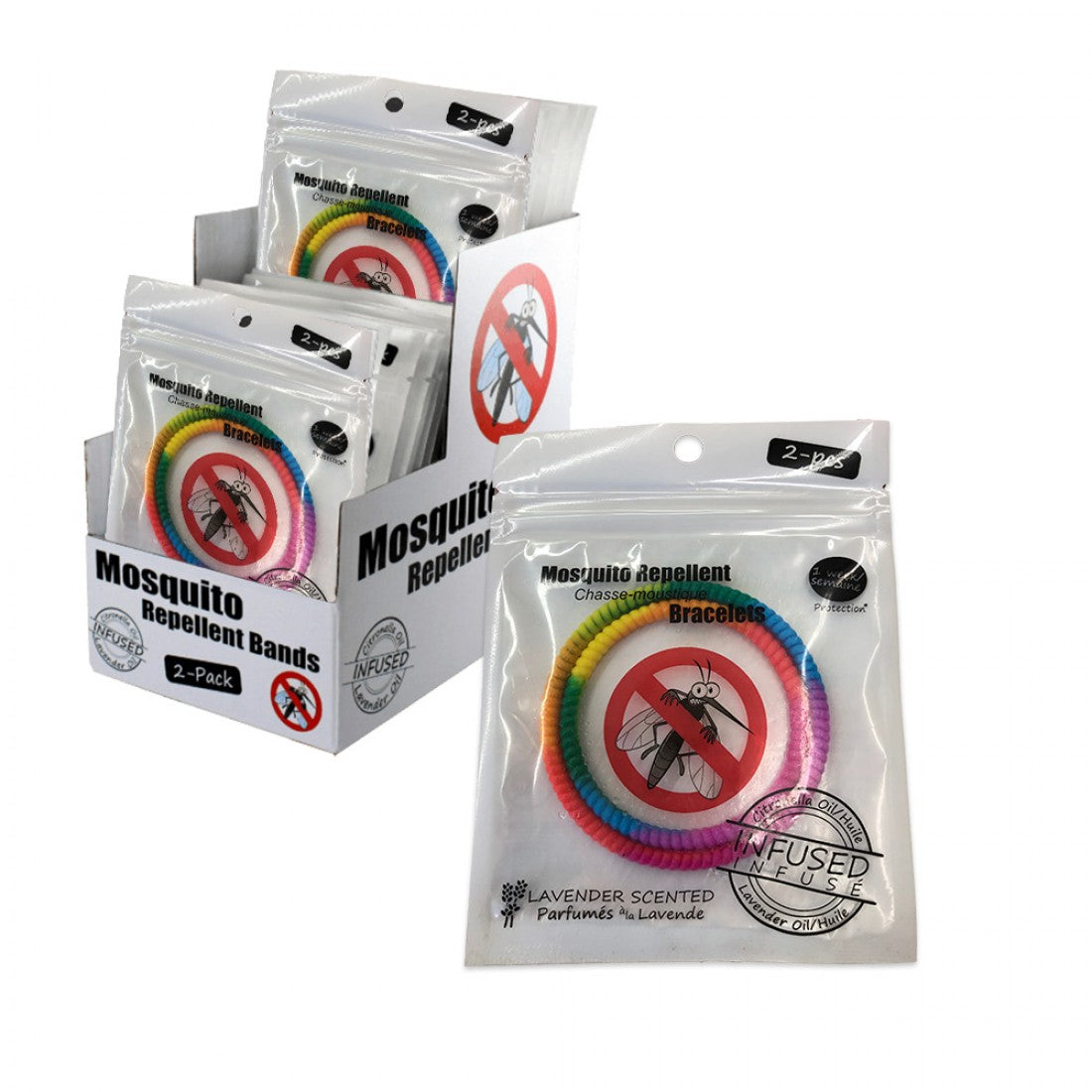 BRACELET ANTI-MOUSTIQUE MULTI-COLOR