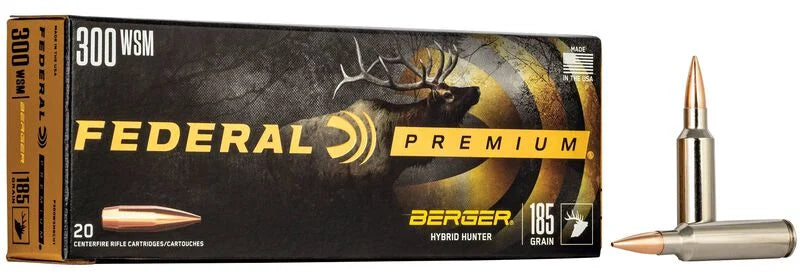 MUNITION FEDERAL PREMIUM 300WSM 185GR
