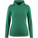 HOODIE FEMME BREEZE  VERT PIN +FILET