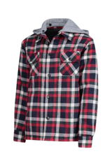 CHEMISE FLANELLE CAPUCHON ROUGE JUNIOR