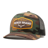 CASQUETTE PATCH RANCH CAMO ET NOIR