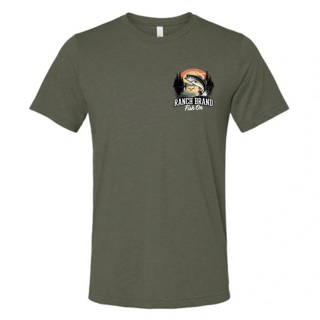 T-SHIRT FISH ON 2 ARMY