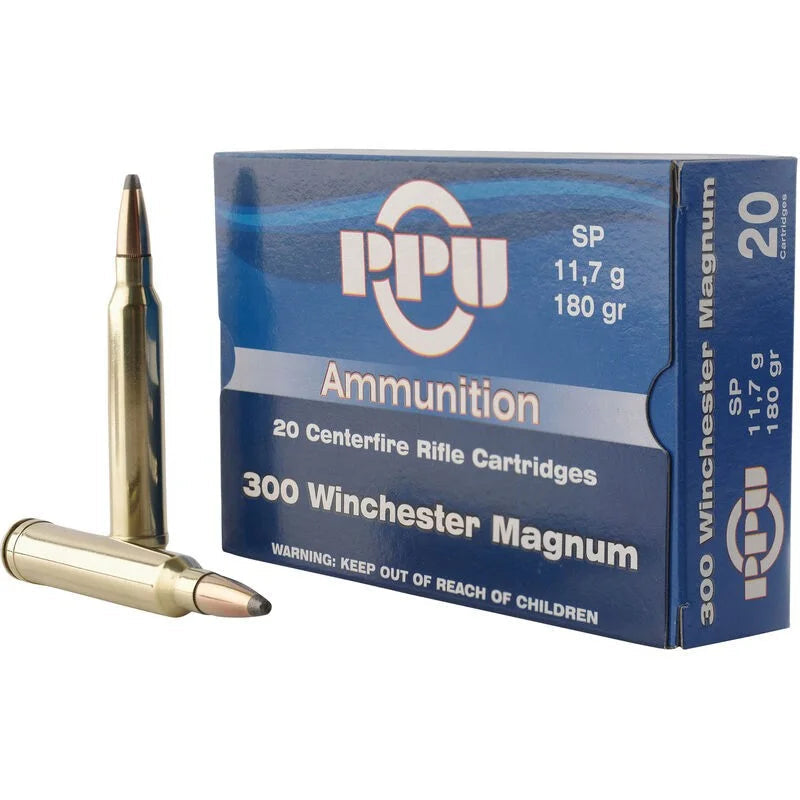 MUNITION PPU CAL.300 MAG 180 GR.