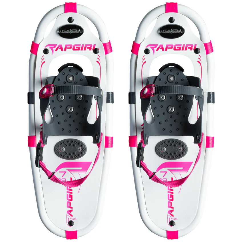 RAQUETTE RAPGIRL ROSE/BLANC 7X19