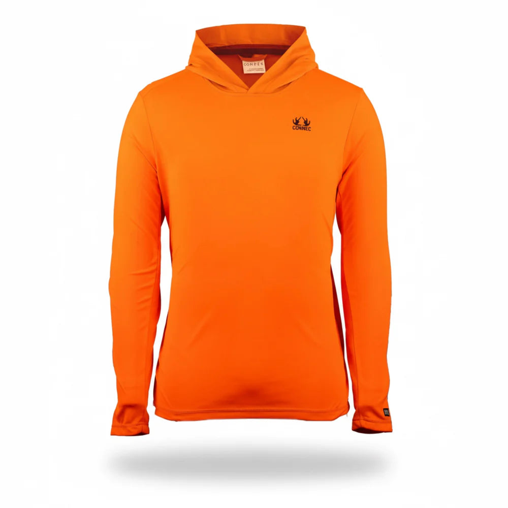 HOODIE HOMME DRAFT-ORANGE +FILET