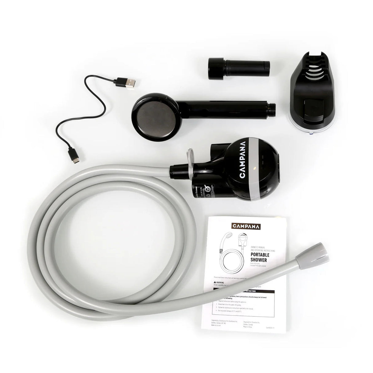 DOUCHE PORTATIVE RECHARGABLE