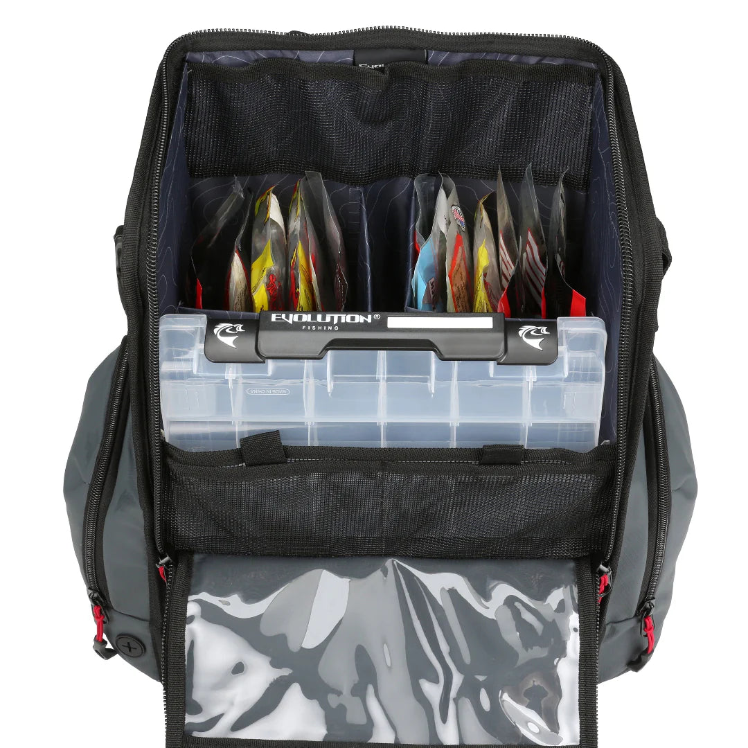 EVOLUTION Sac a pêche Largemouth 3.0 Gris