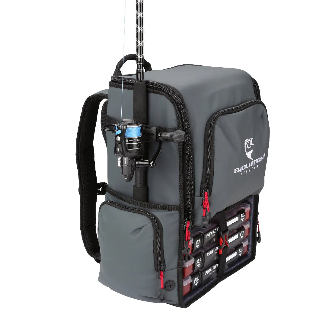 EVOLUTION Sac a pêche Largemouth 3.0 Gris