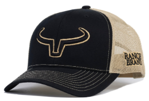 CASQUETTE RANCHER NOIR ET BEIGE