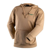 CHANDAIL  À  CAPUCHON BEIGE  AVEC FILET