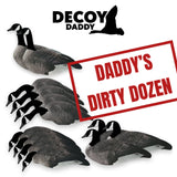 DECOY DADDY CANADA GOOSE TÊTE FLOCKÉE (DOUZAINE)