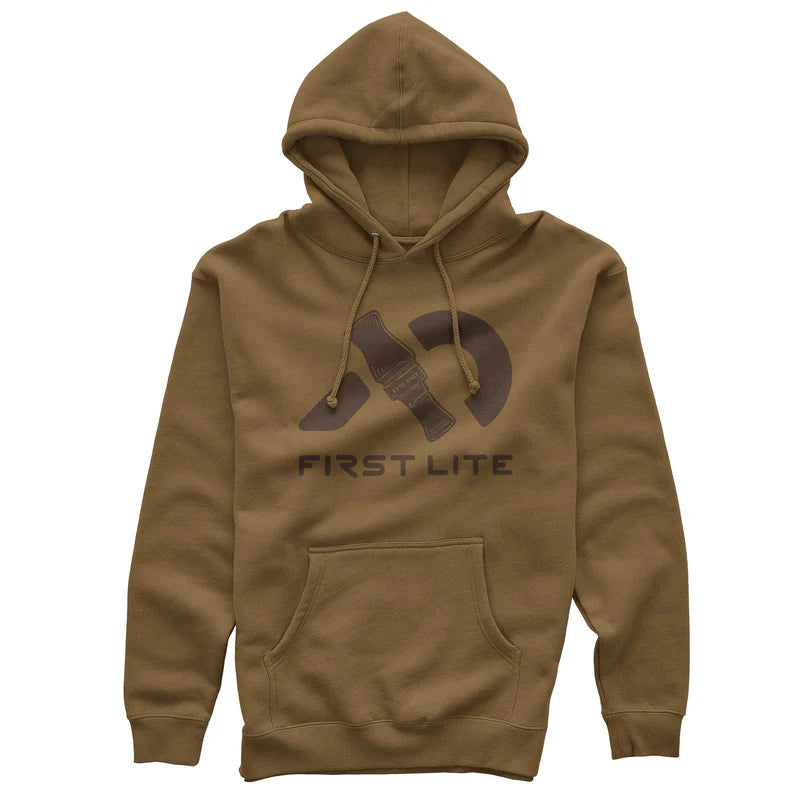 HOODIE DUCK CALL LOGO TAN