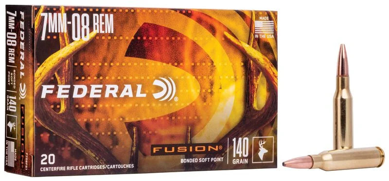 MUNITION FED.CAL.7MM-08 140GR.FUSION