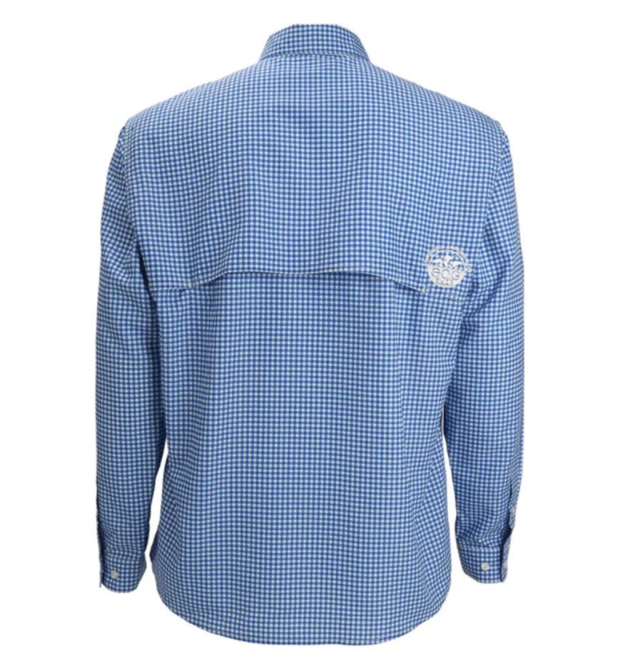 CHEMISE CARRO BLEU PÊCHE
