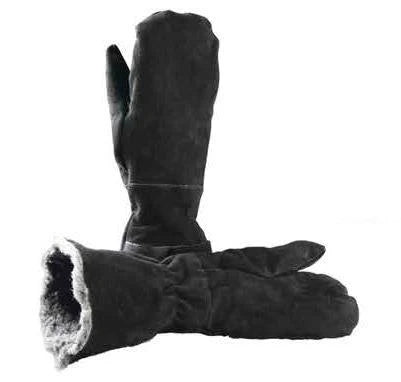 MITAINE CHEV.FENDU NOIR