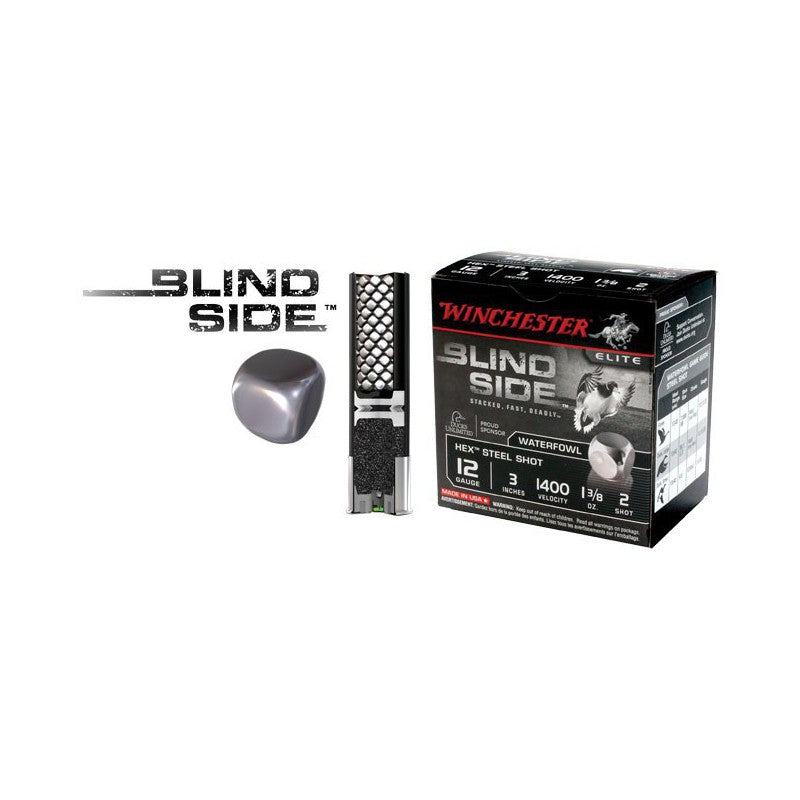 MUNITION WINC.CAL.12 3" #2 BLIND SIDE(25)